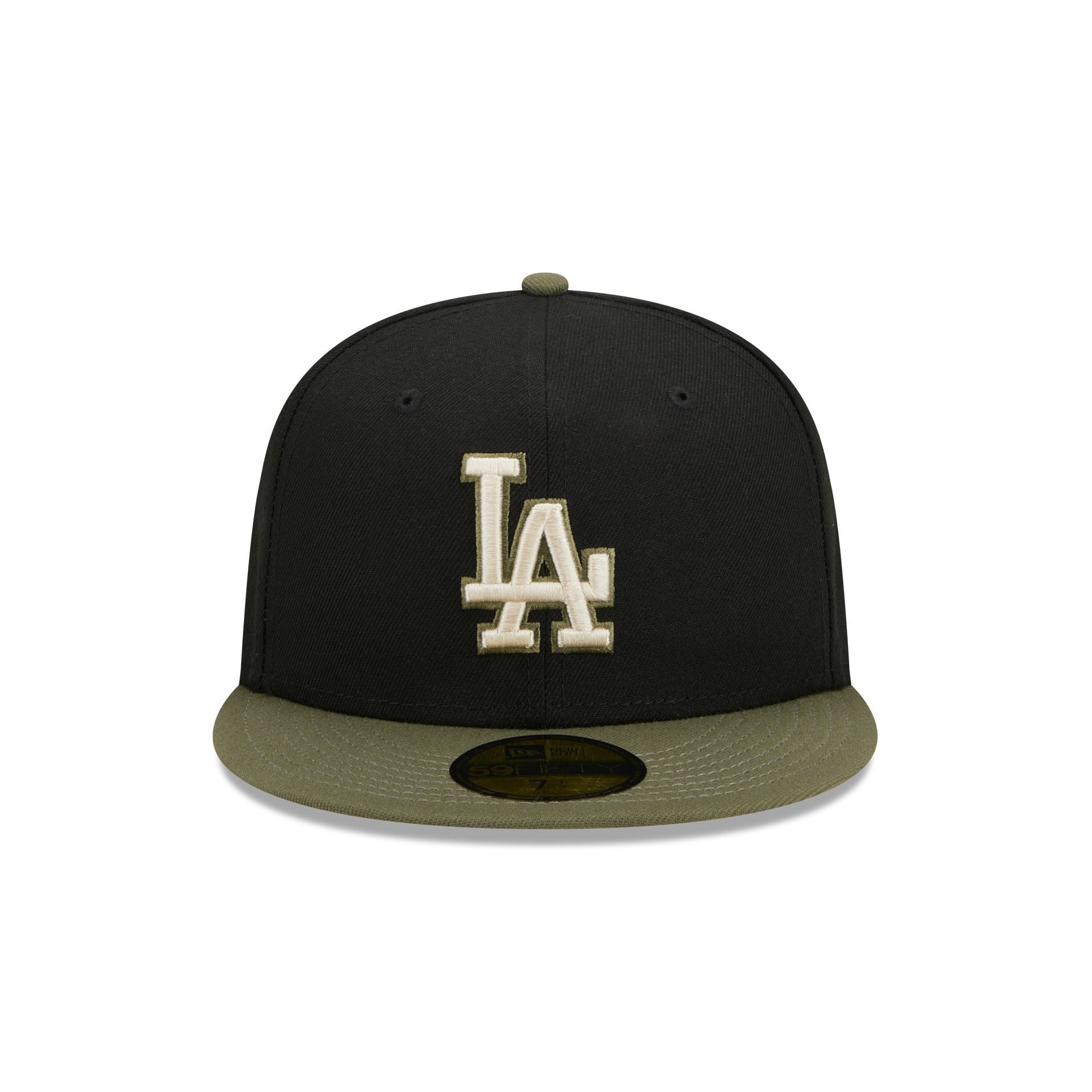 Los Angeles Dodgers Khaki Green 59FIFTY Fitted Hat sold by New Era product image thumbnail 2