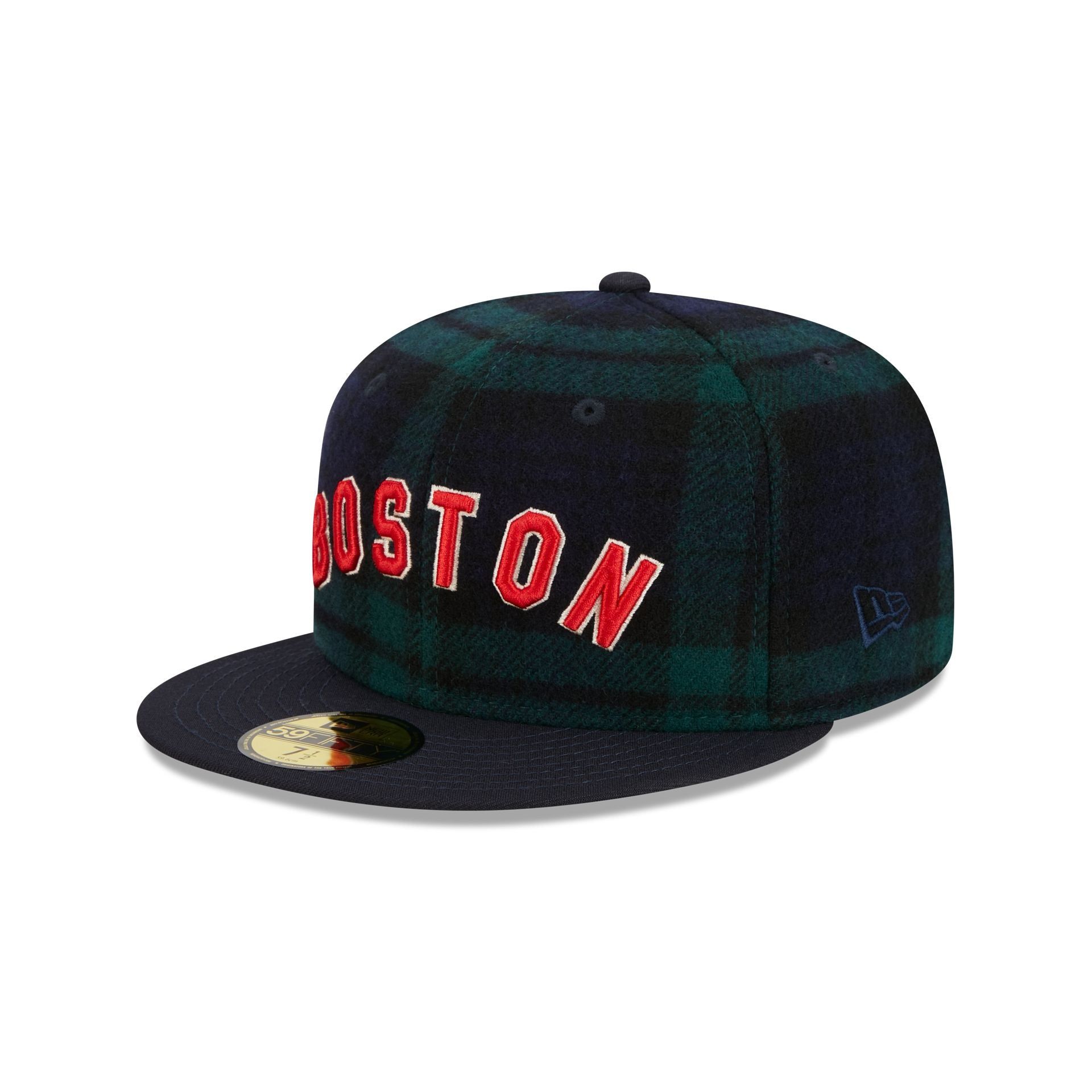 Boston Red Sox Plaid 59FIFTY Fitted Hat sold by New Era
