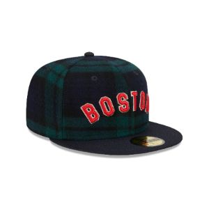 Boston Red Sox Plaid 59FIFTY Fitted Hat sold by New Era