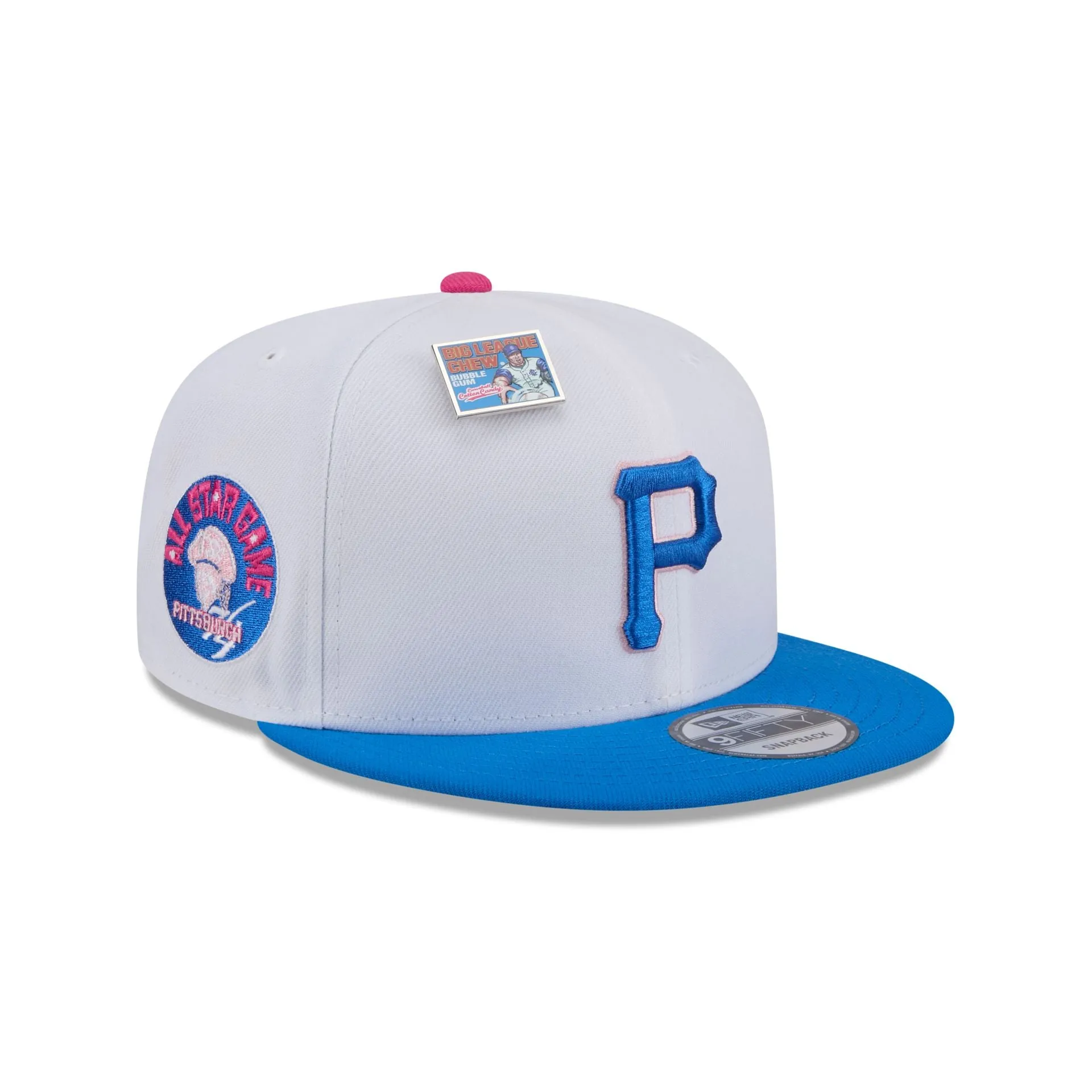 Big League Chew X Pittsburgh Pirates Cotton Candy 9FIFTY Snapback Hat sold by New Era