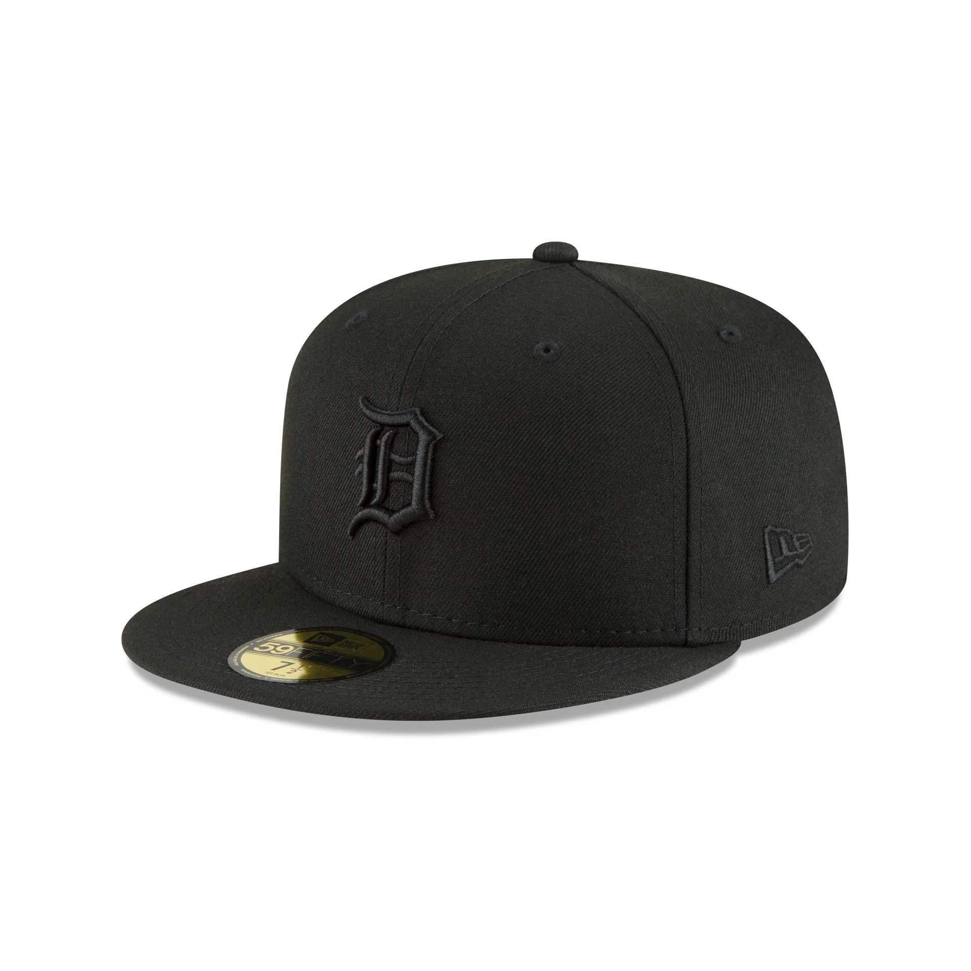 Detroit Tigers Basic Black on Black 59FIFTY Fitted Hat sold by New Era
