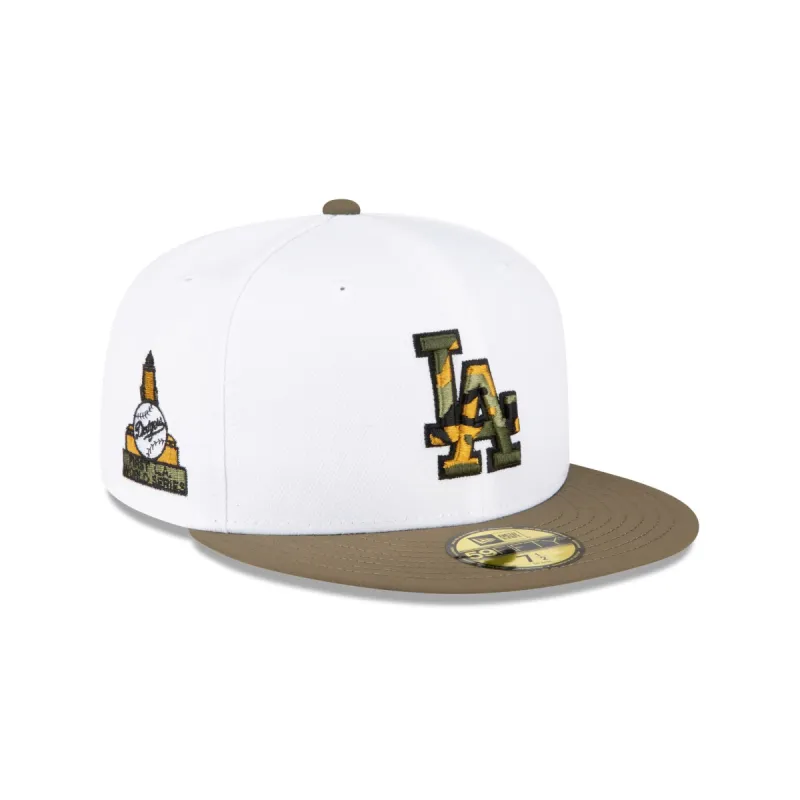 Just Caps Forest Green Los Angeles Dodgers 59FIFTY Fitted Hat sold by New Era
