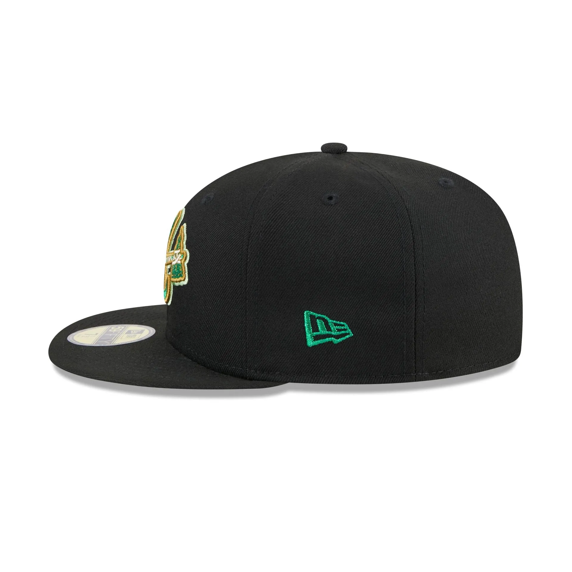 Atlanta Braves Metallic Green Pop 59FIFTY Fitted Hat sold by New Era product image thumbnail 5