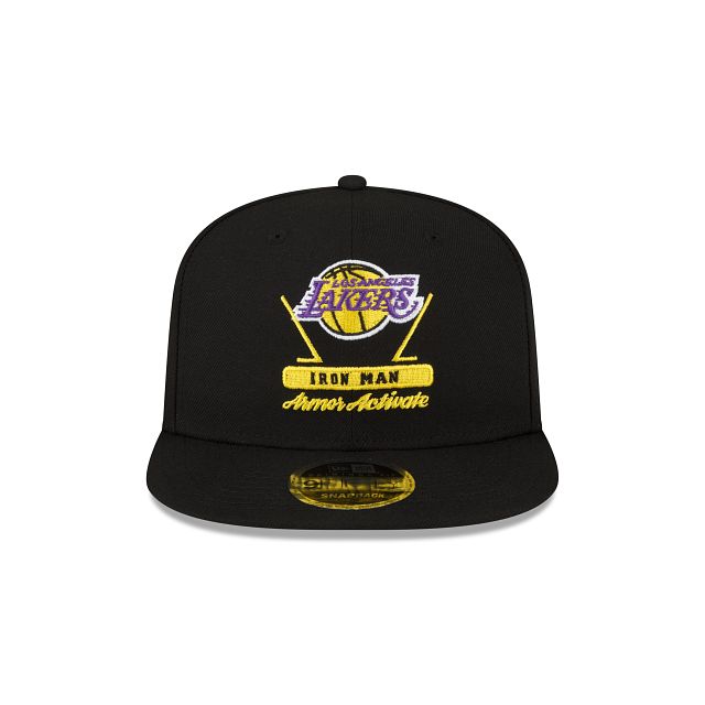 Marvel X Los Angeles Lakers Black 9FIFTY Snapback Hat sold by New Era product image thumbnail 2
