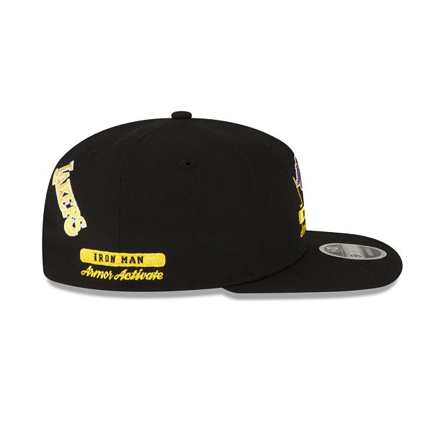 Marvel X Los Angeles Lakers Black 9FIFTY Snapback Hat sold by New Era product image thumbnail 5
