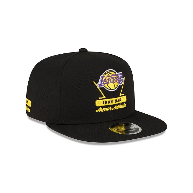 Marvel X Los Angeles Lakers Black 9FIFTY Snapback Hat sold by New Era product image thumbnail 3