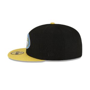 San Francisco 49ers Chartreuse Visor 59FIFTY Fitted Hat sold by New Era
