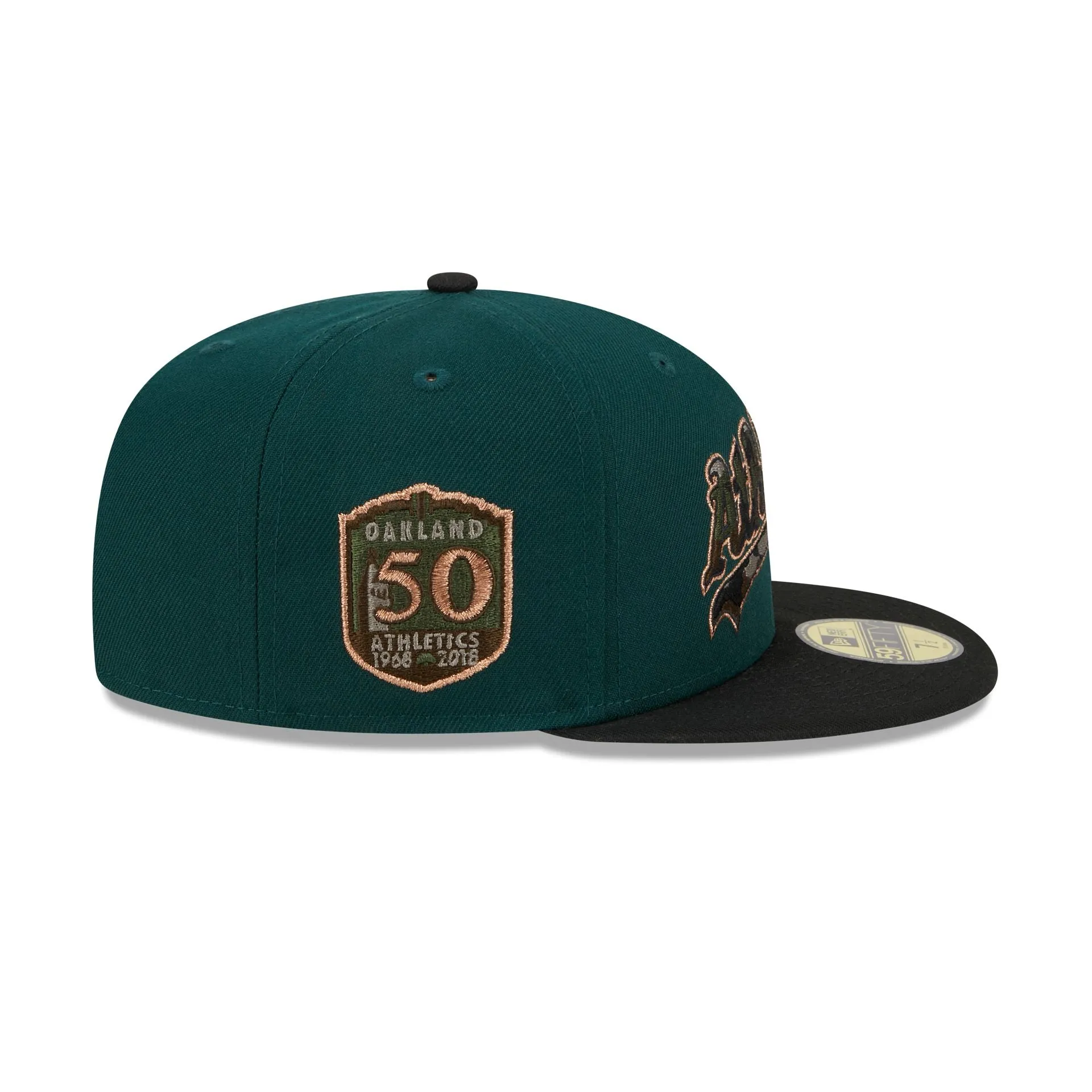 Oakland Athletics Camo Fill 59FIFTY Fitted Hat sold by New Era product image thumbnail 4