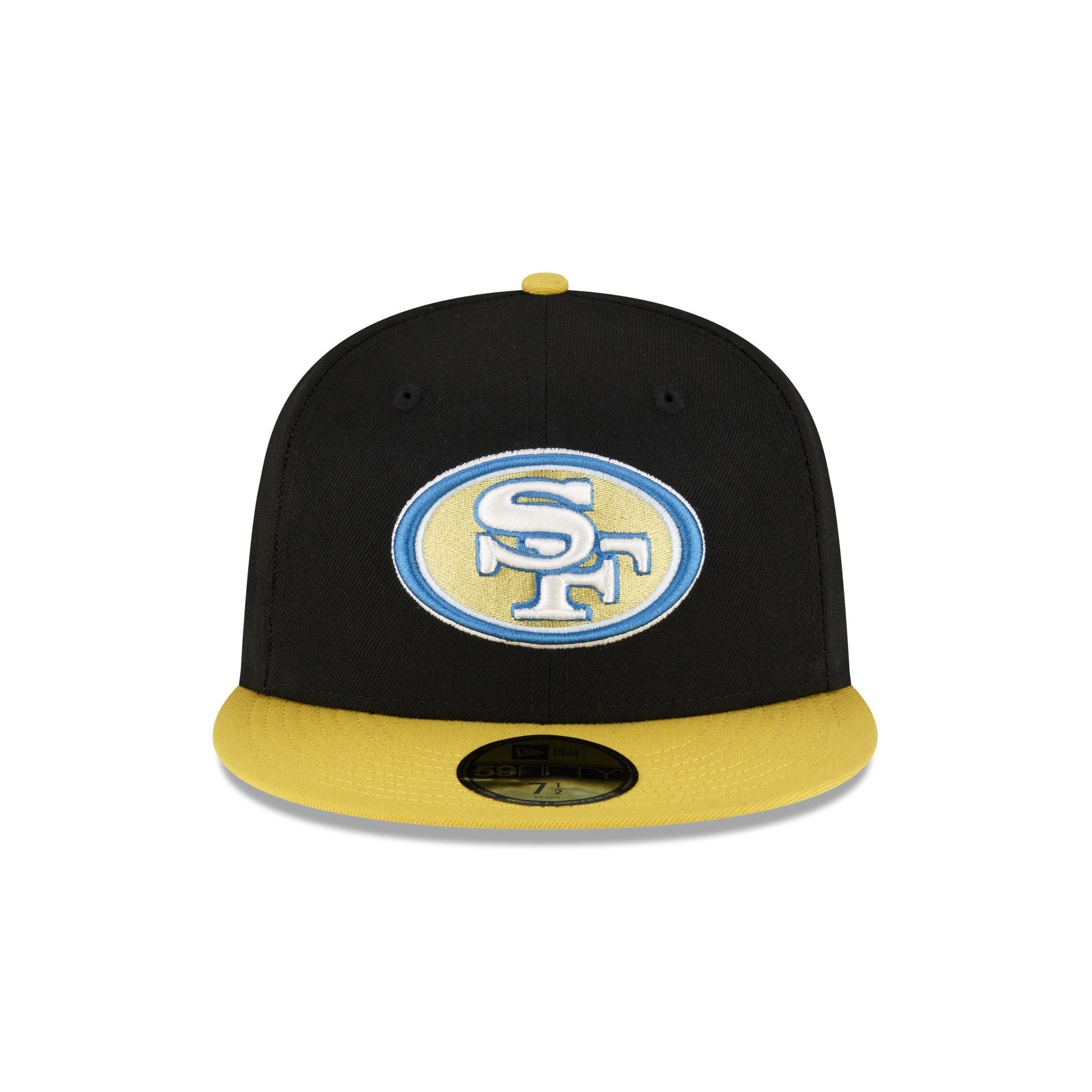 San Francisco 49ers Chartreuse Visor 59FIFTY Fitted Hat sold by New Era product image thumbnail 2