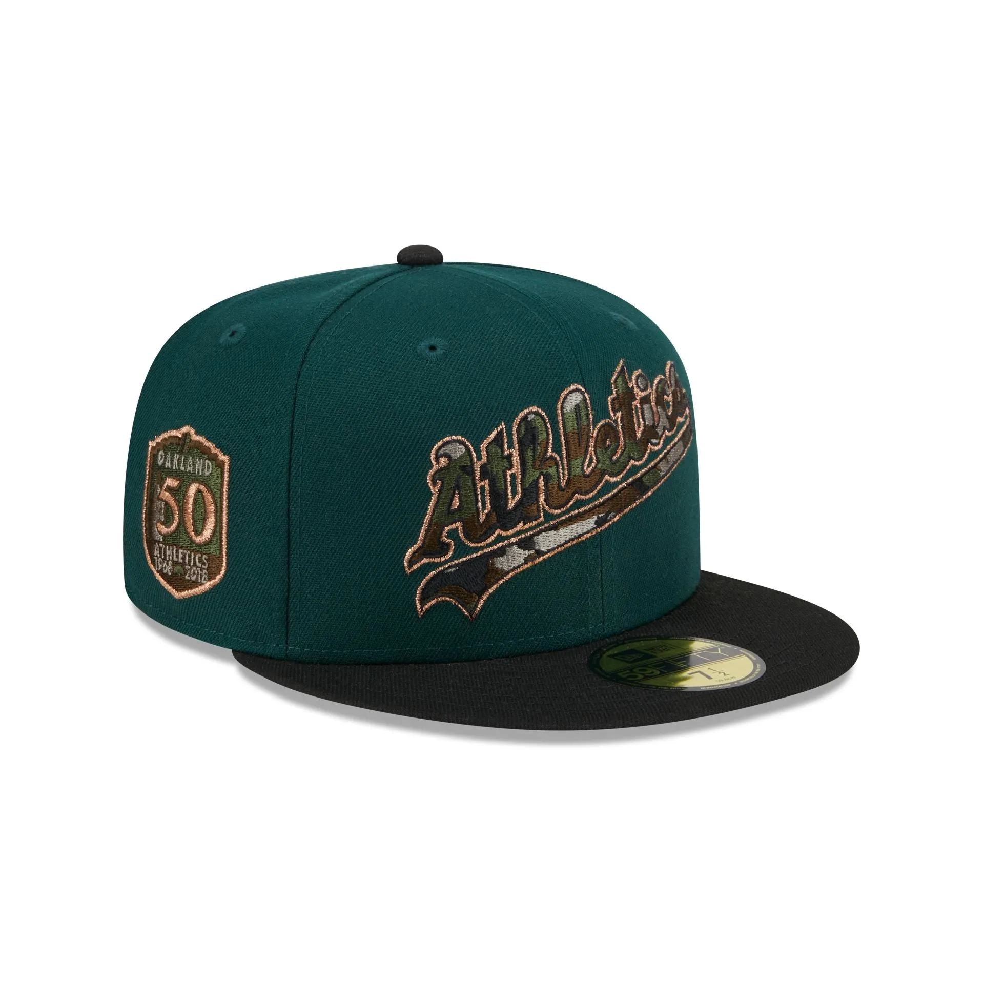 Oakland Athletics Camo Fill 59FIFTY Fitted Hat sold by New Era
