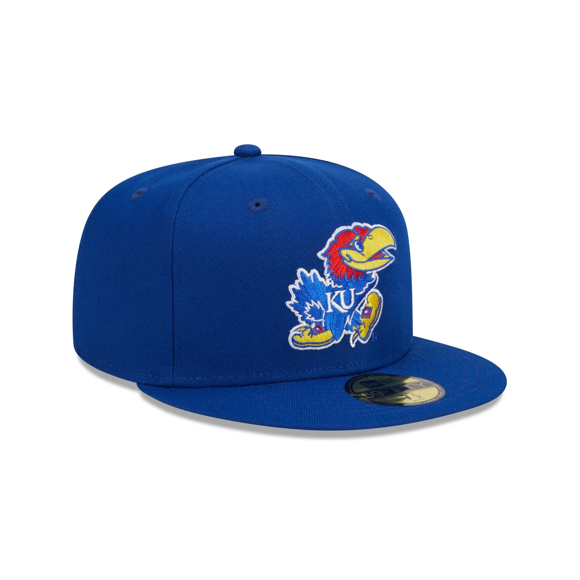 Kansas Jayhawks Blue 59FIFTY Fitted Hat sold by New Era product image thumbnail 3