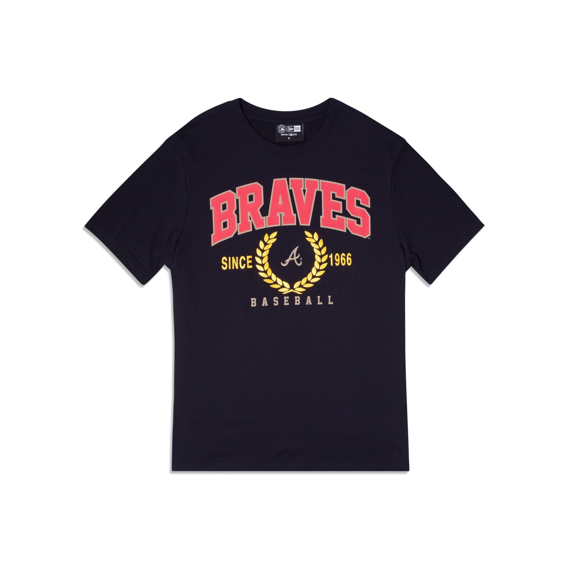 Atlanta Braves Gold Leaf T-Shirt sold by New Era