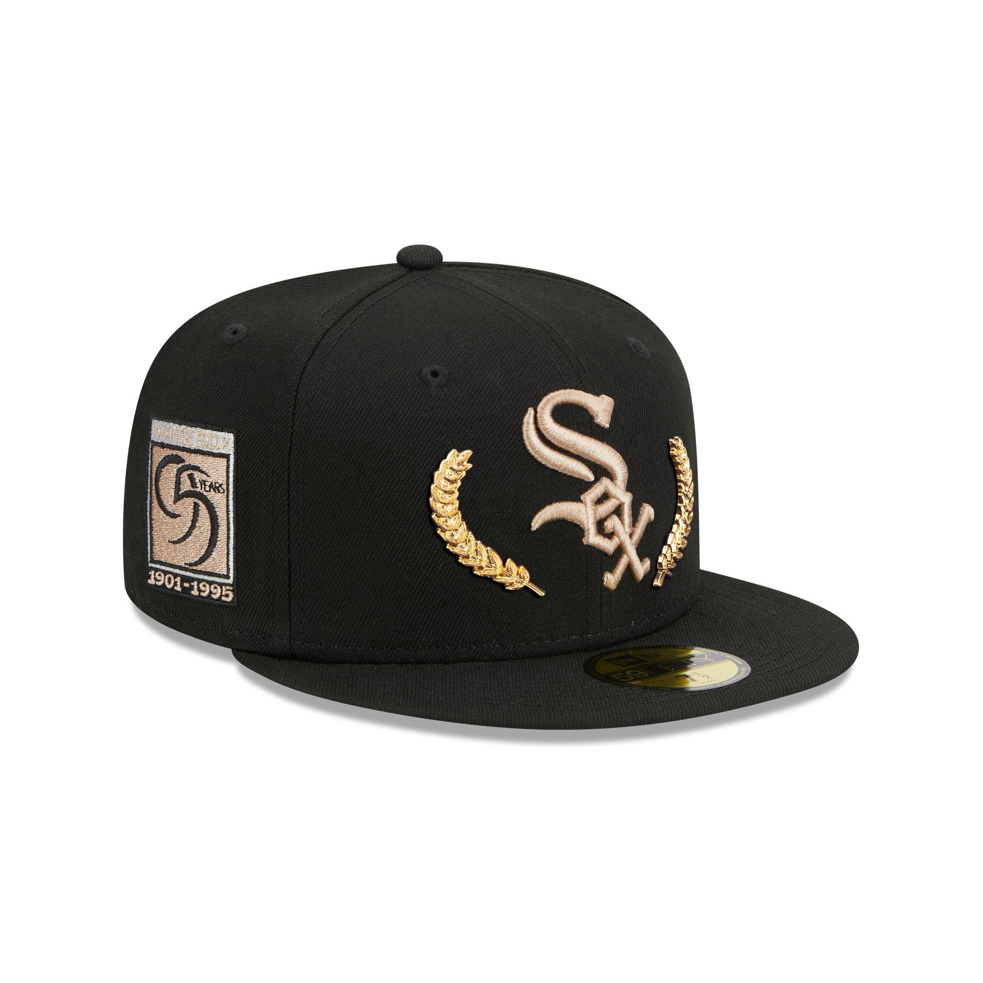 Chicago White Sox Gold Leaf 59FIFTY Fitted Hat sold by New Era