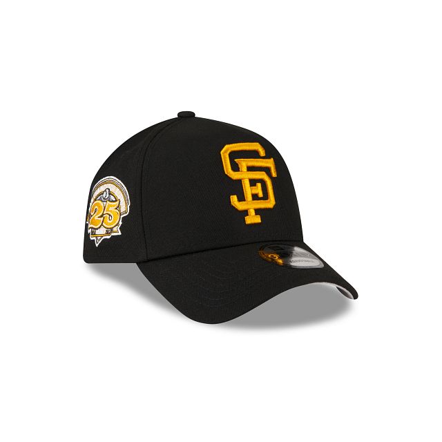 San Francisco Giants Gold Logo 9FORTY A-Frame Snapback sold by New Era