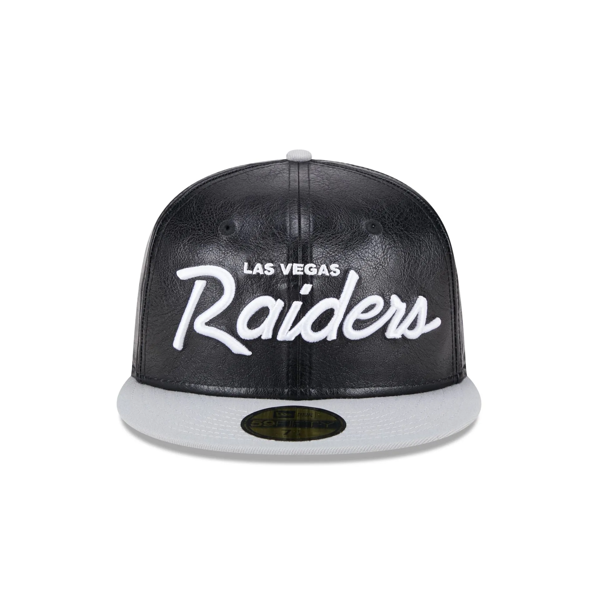 Las Vegas Raiders Faux Leather Crown 59FIFTY Fitted Hat sold by New Era product image thumbnail 2