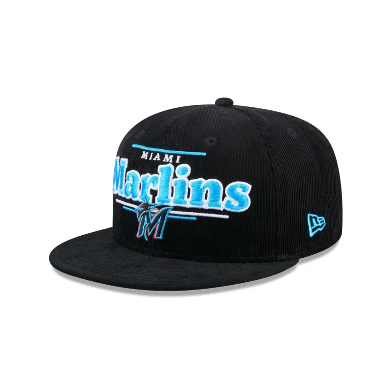 Miami Marlins Throwback Display 9FIFTY Snapback Hat sold by New Era
