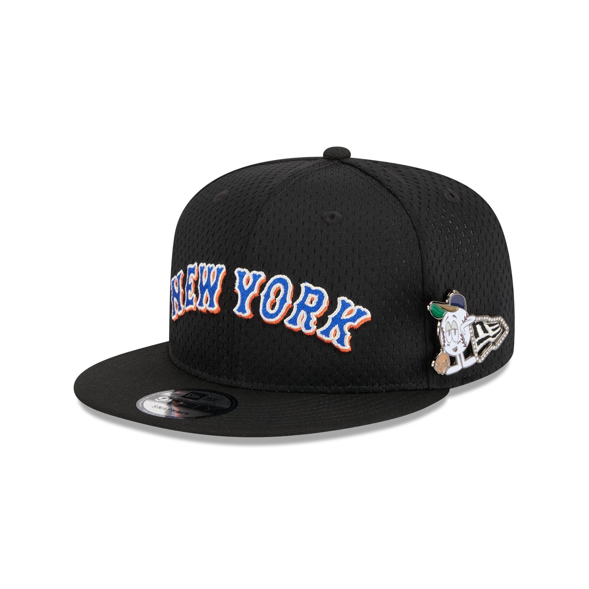 New York Mets Post-Up Pin 9FIFTY Snapback Hat sold by New Era