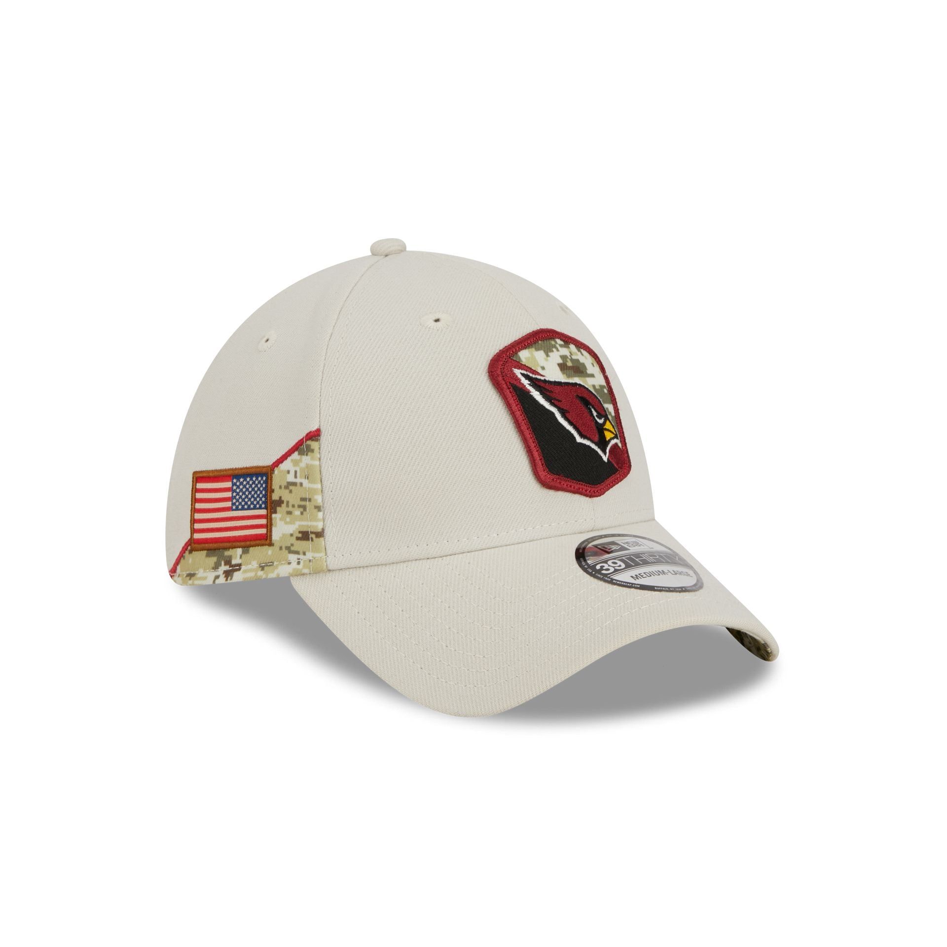 Arizona Cardinals 2023 Salute to Service 39THIRTY Stretch Fit Hat sold by New Era