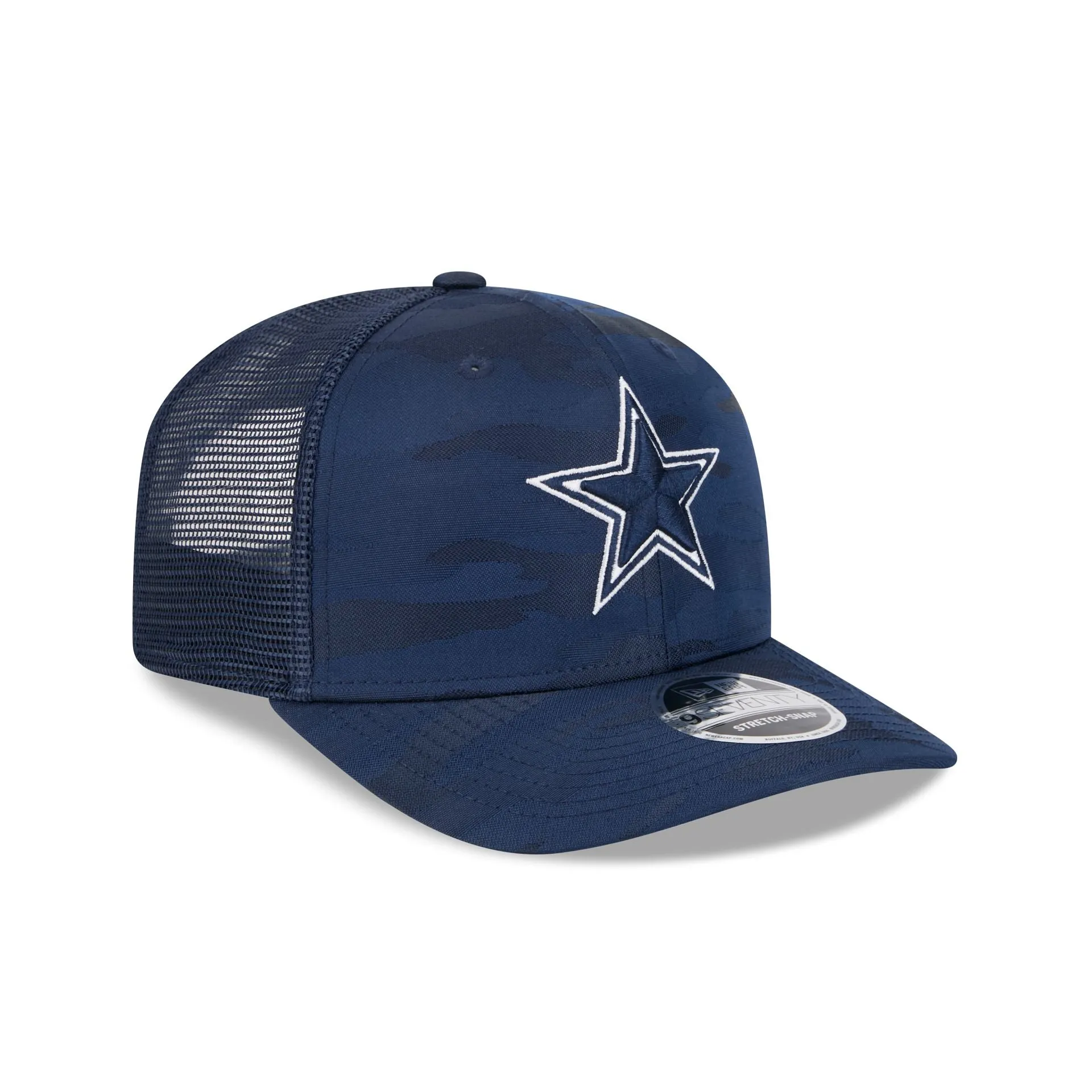 Dallas Cowboys Camo 9SEVENTY Trucker Stretch-Snap Hat sold by New Era product image thumbnail 3