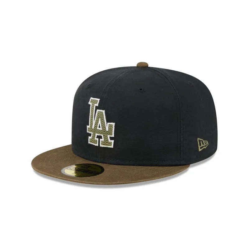 Los Angeles Dodgers Quilted Logo 59FIFTY Fitted Hat sold by New Era