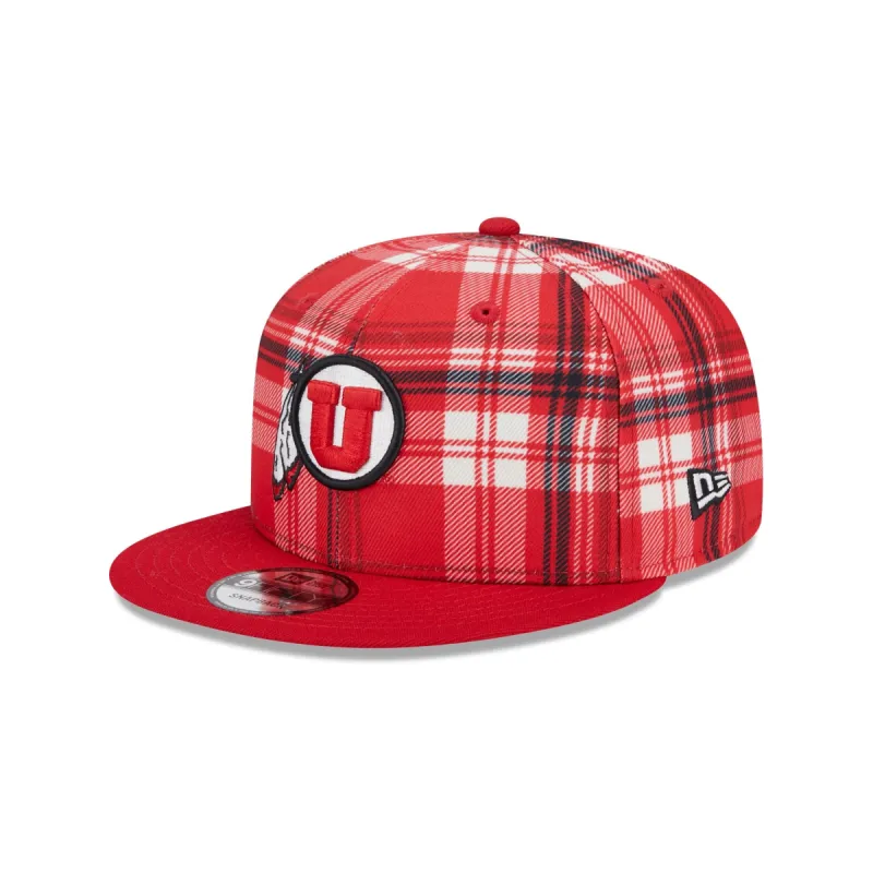 Utah Utes Plaid 9FIFTY Snapback Hat sold by New Era