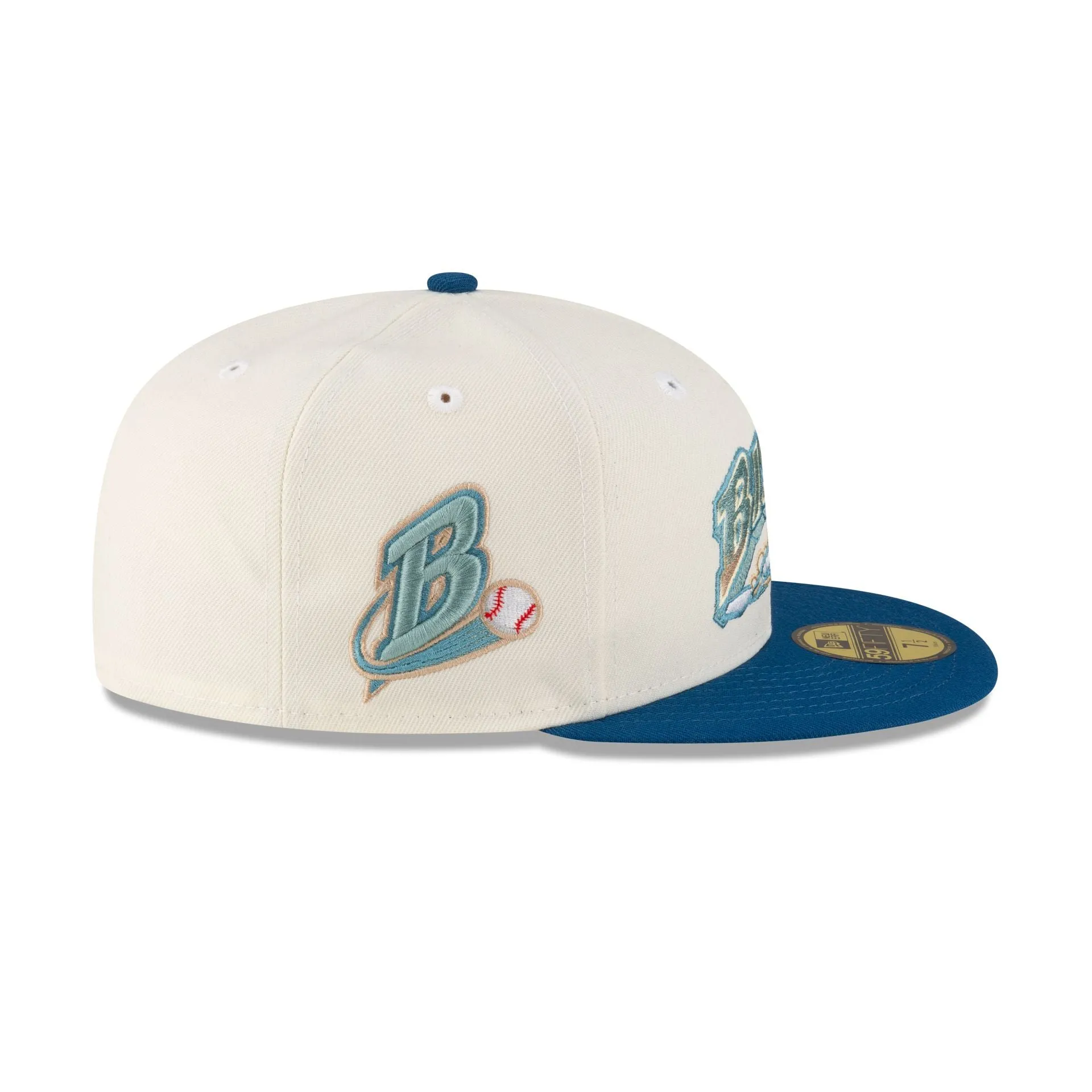 Buffalo Bisons Chrome Blue 59FIFTY Fitted Hat sold by New Era product image thumbnail 4