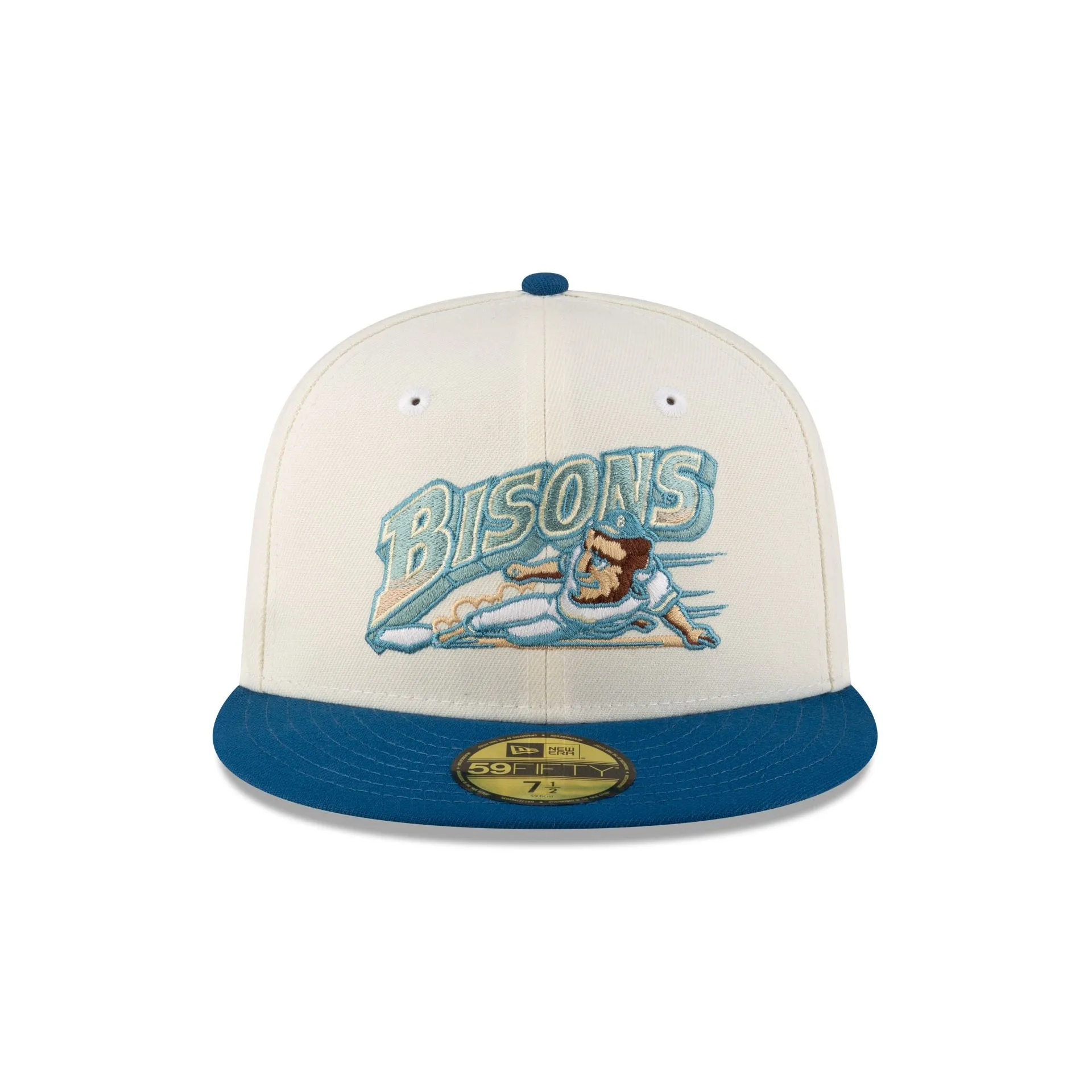 Buffalo Bisons Chrome Blue 59FIFTY Fitted Hat sold by New Era product image thumbnail 2