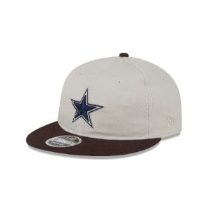 Dallas Cowboys Two Tone Taupe Retro Crown 9FIFTY Snapback Hat sold by New Era