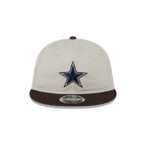 Dallas Cowboys Two Tone Taupe Retro Crown 9FIFTY Snapback Hat sold by New Era