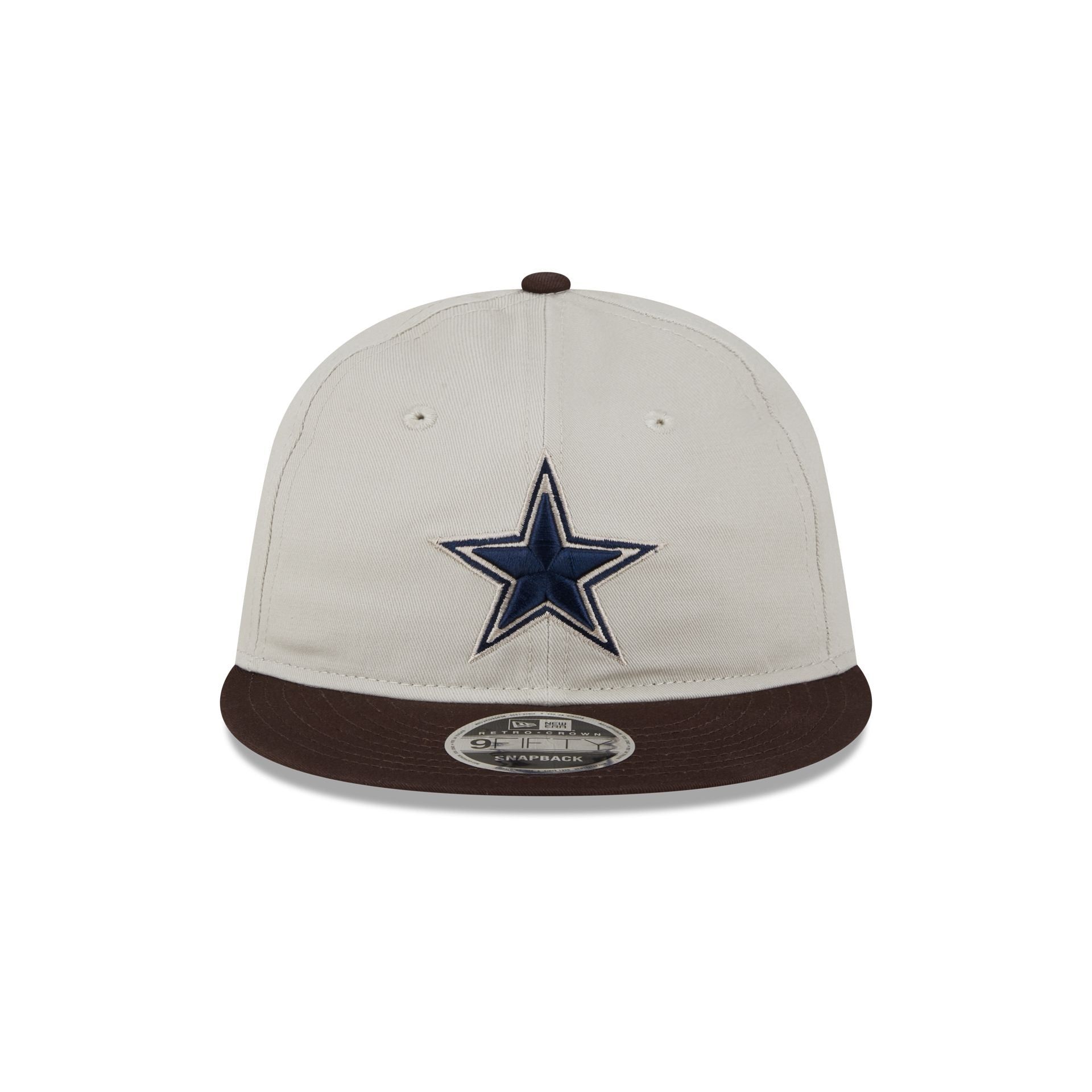 Dallas Cowboys Two Tone Taupe Retro Crown 9FIFTY Snapback Hat