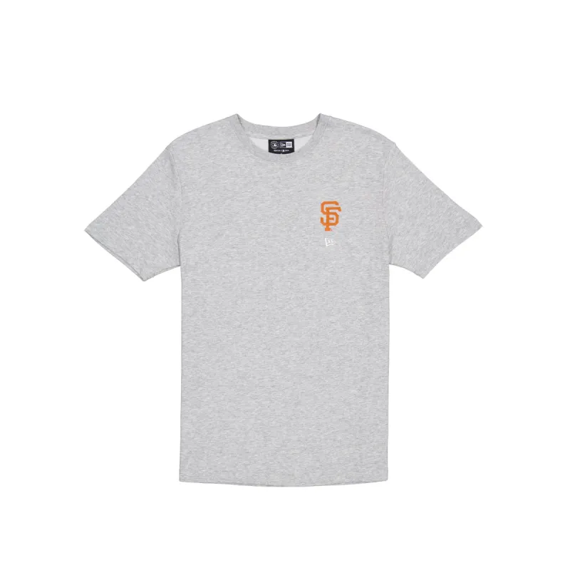San Francisco Giants Logo Essentials Gray T-Shirt sold by New Era