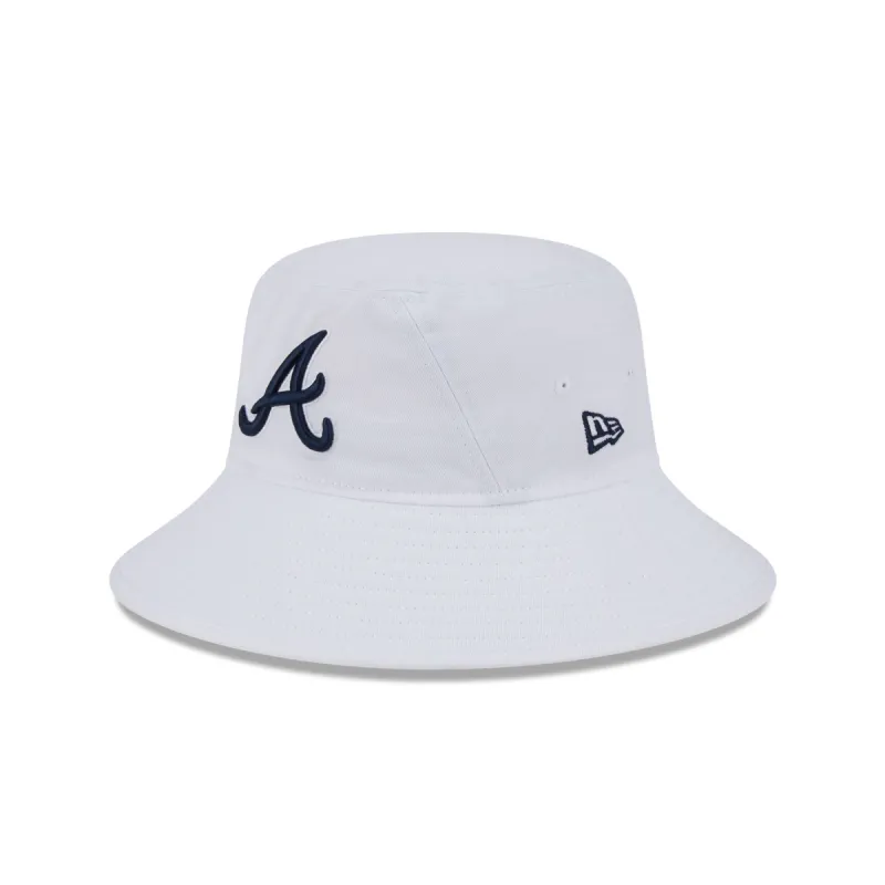 Atlanta Braves Chrome Bucket Hat sold by New Era