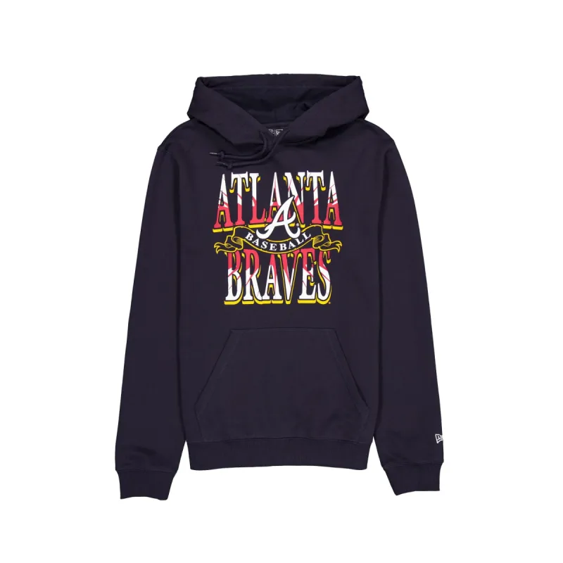 Atlanta Braves Sport Classics Navy Hoodie sold by New Era
