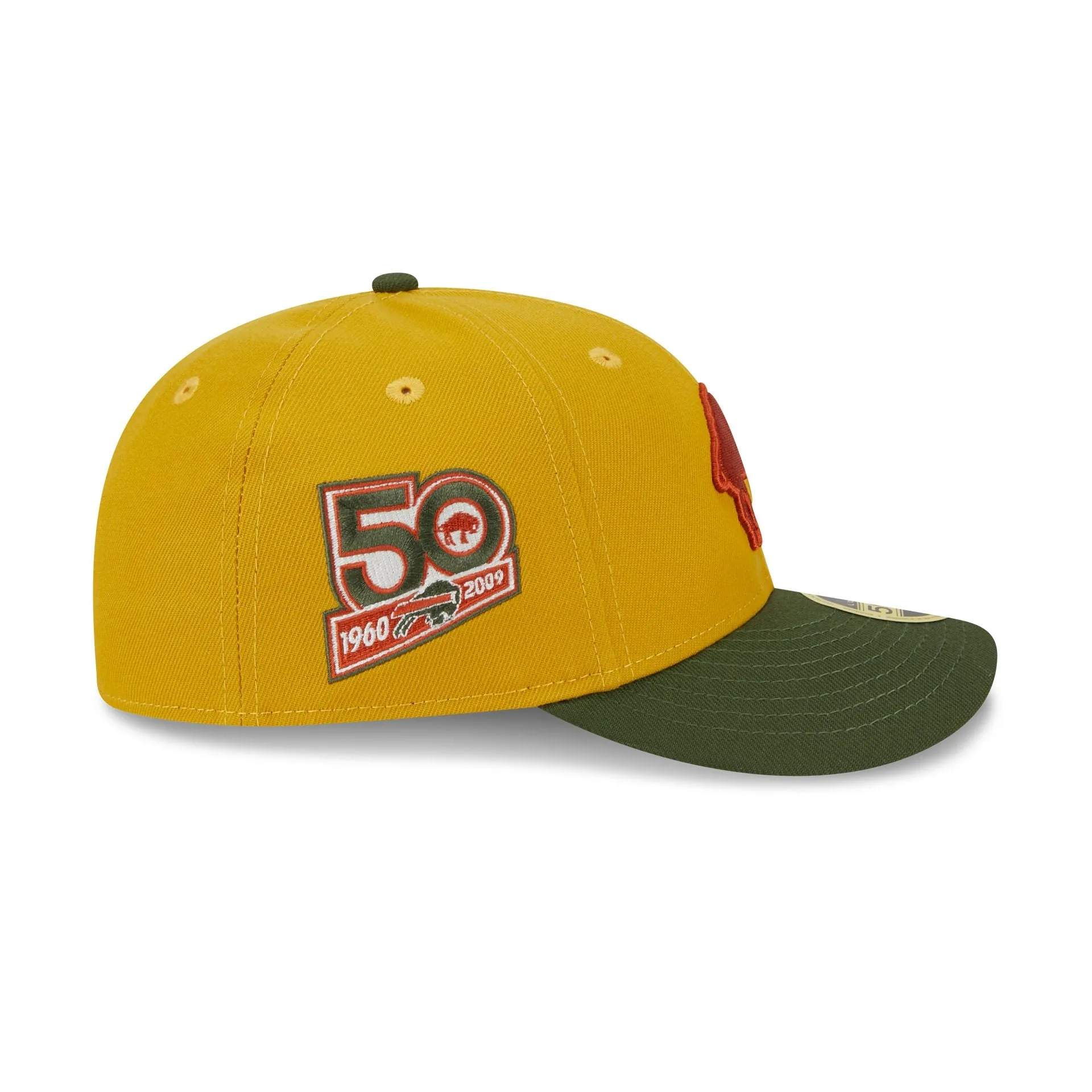 Buffalo Bills Cinnamon Sage Low Profile 59FIFTY Fitted Hat sold by New Era product image thumbnail 4