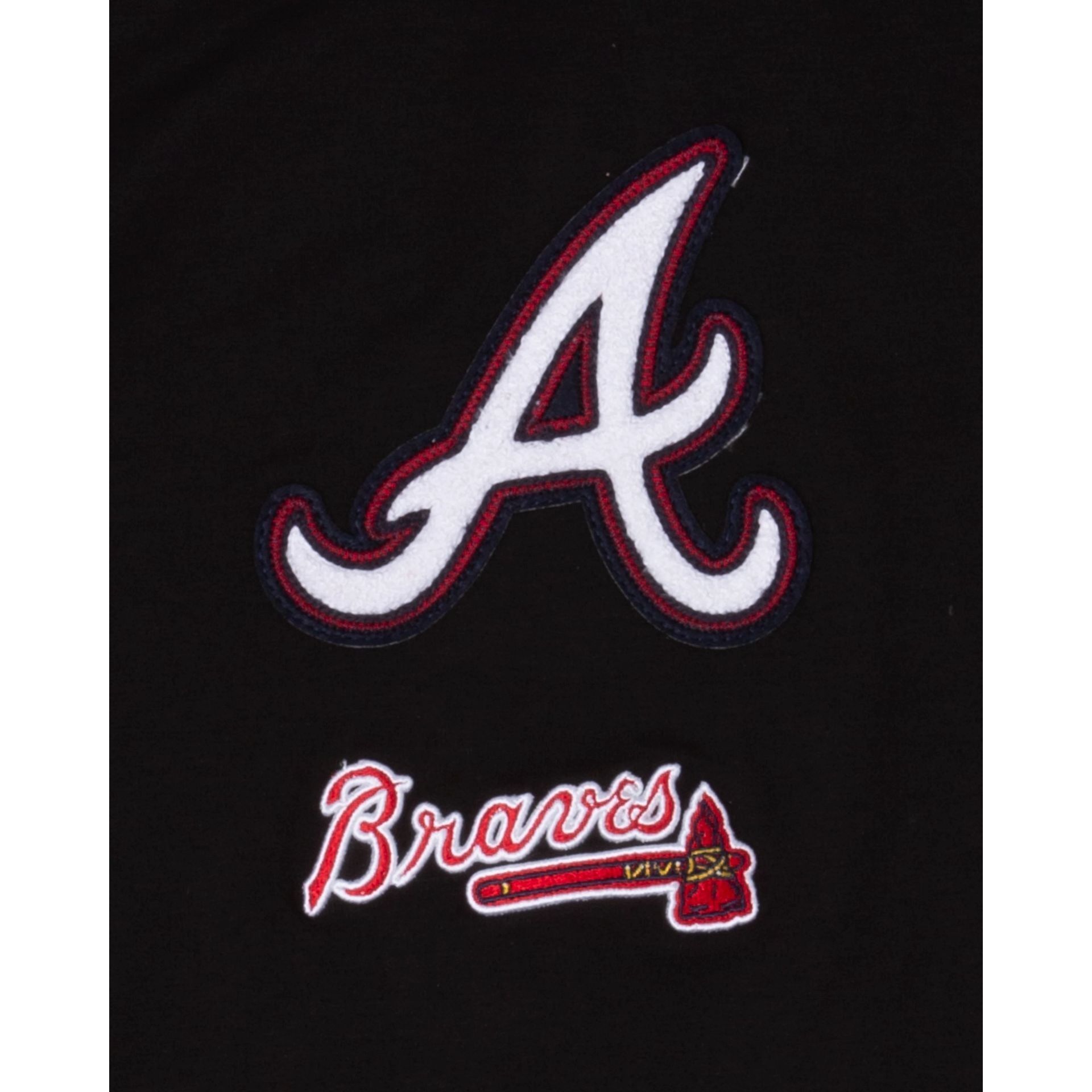 Atlanta Braves Logo Select Black Hoodie sold by New Era product image thumbnail 3