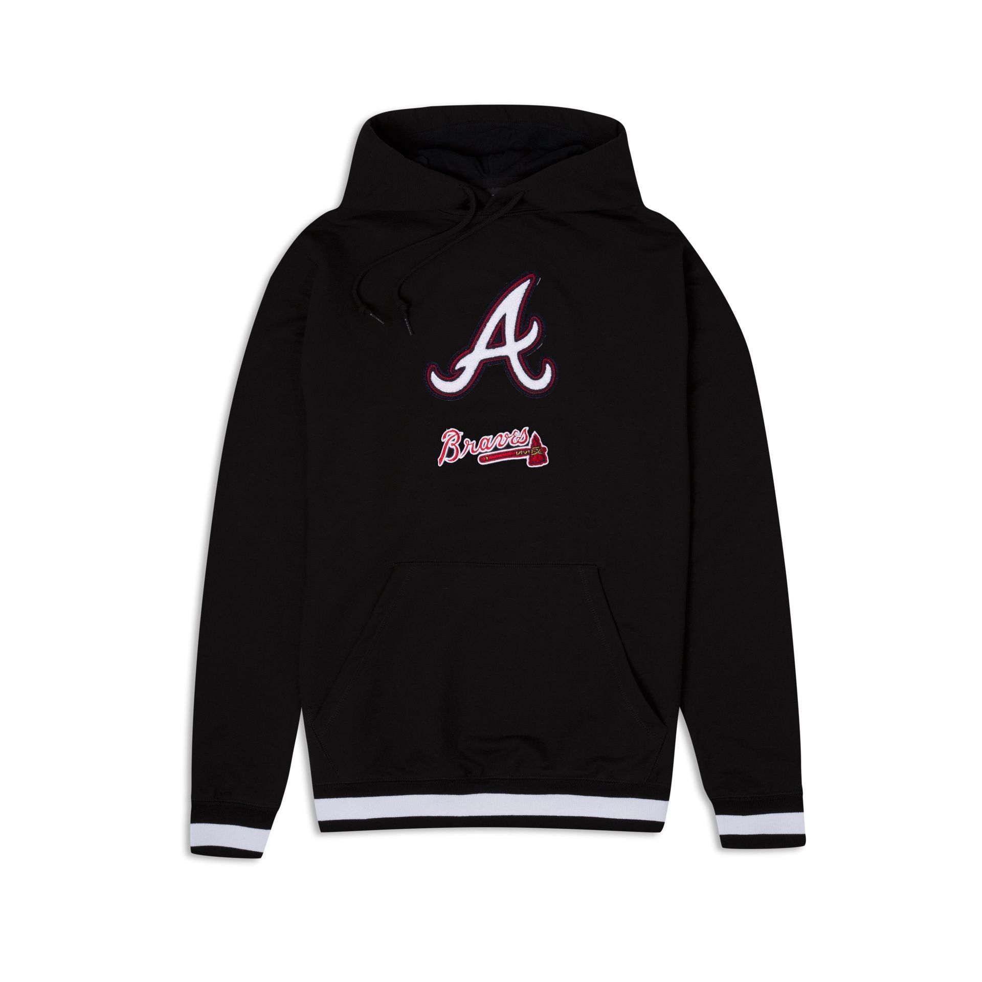 Atlanta Braves Logo Select Black Hoodie sold by New Era