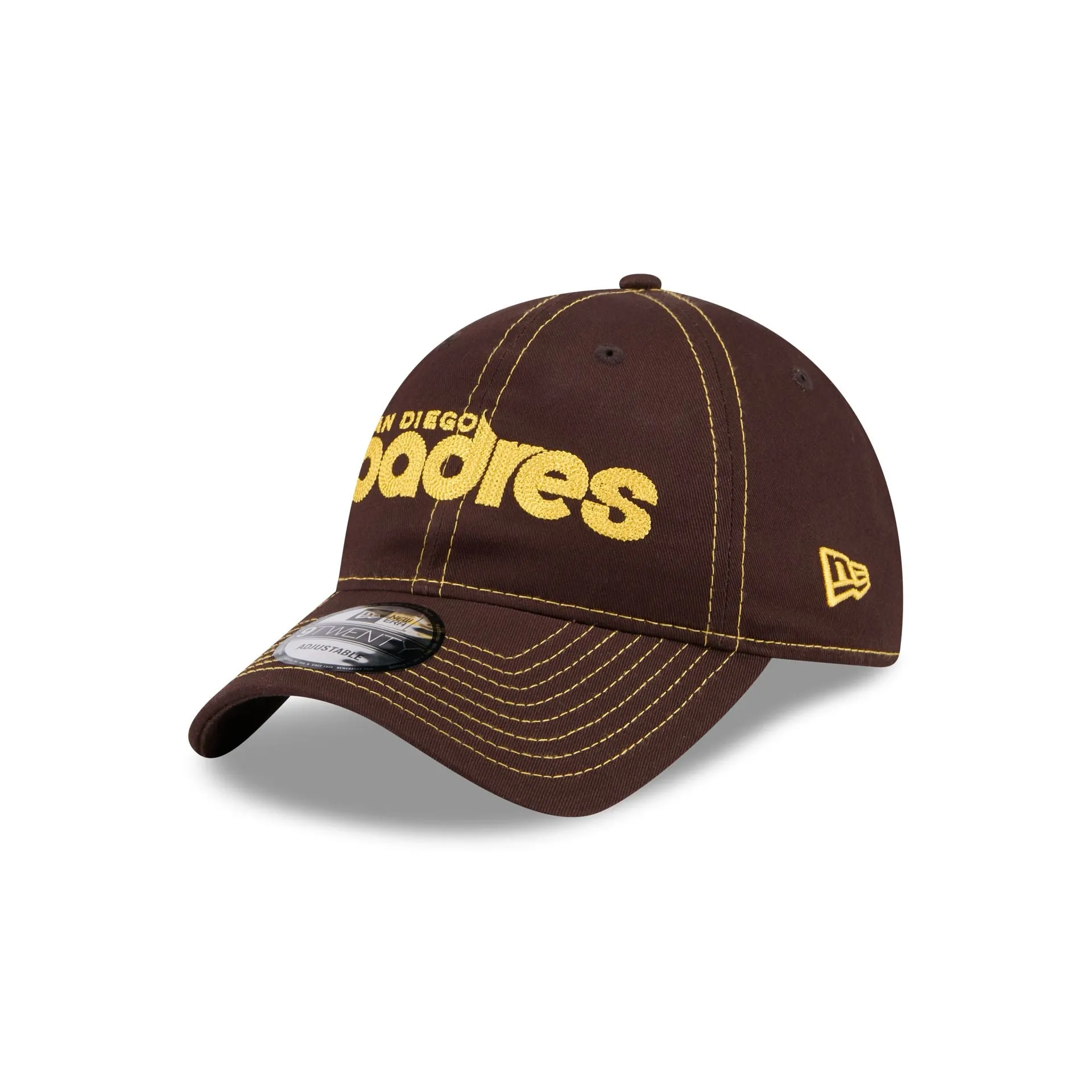 San Diego Padres Team Stitch 9TWENTY Adjustable Hat sold by New Era