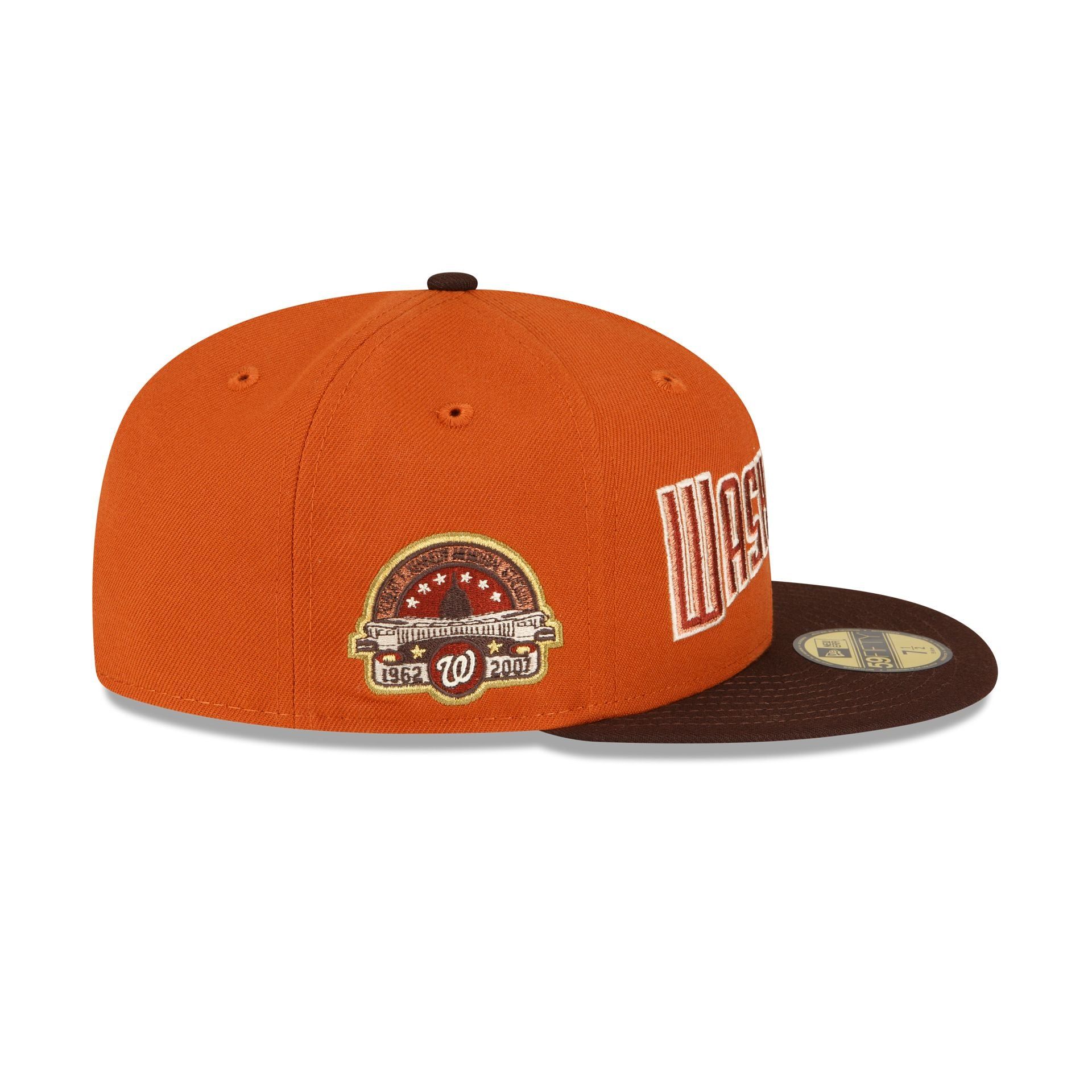 Just Caps Rust Orange Washington Nationals 59FIFTY Fitted Hat sold by New Era product image thumbnail 4