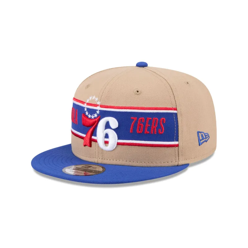 Philadelphia 76ers 2024 Draft 9FIFTY Snapback Hat sold by New Era