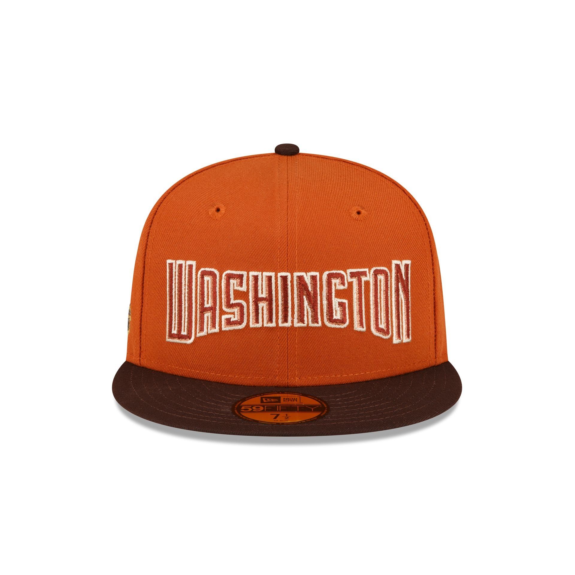 Just Caps Rust Orange Washington Nationals 59FIFTY Fitted Hat sold by New Era product image thumbnail 2
