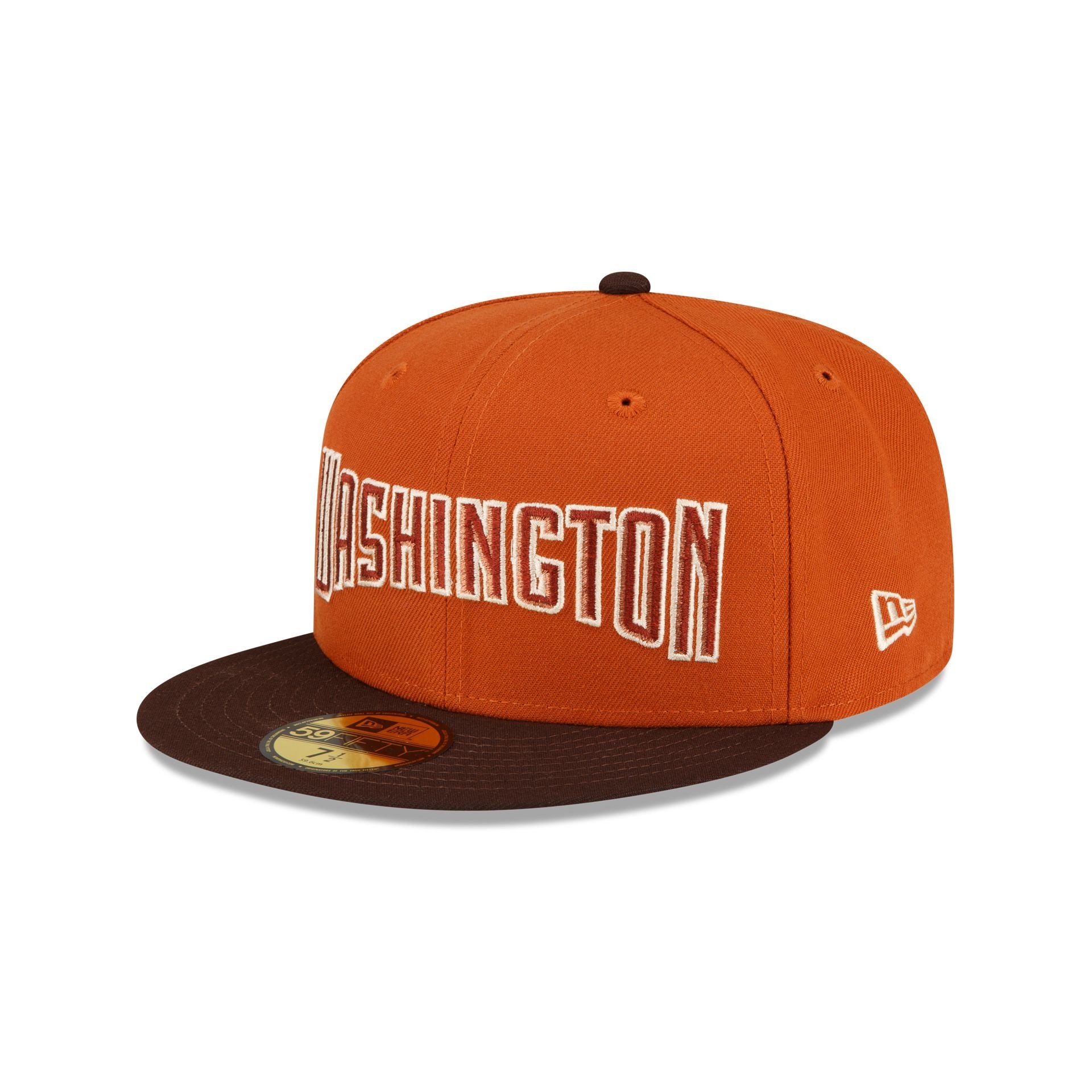 Just Caps Rust Orange Washington Nationals 59FIFTY Fitted Hat sold by New Era product image thumbnail 3