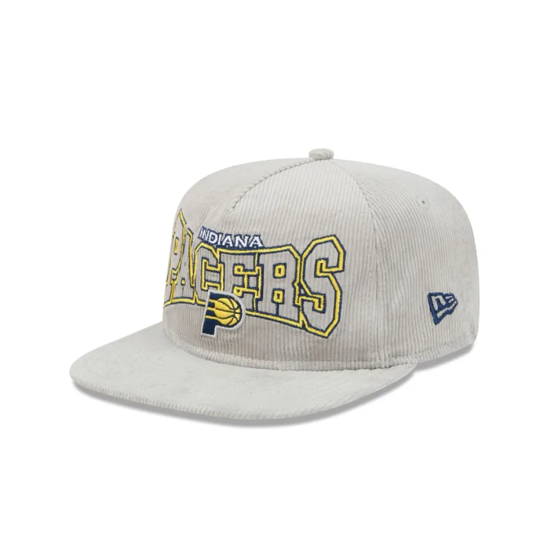 Indiana Pacers Gray Cord Golfer Hat sold by New Era