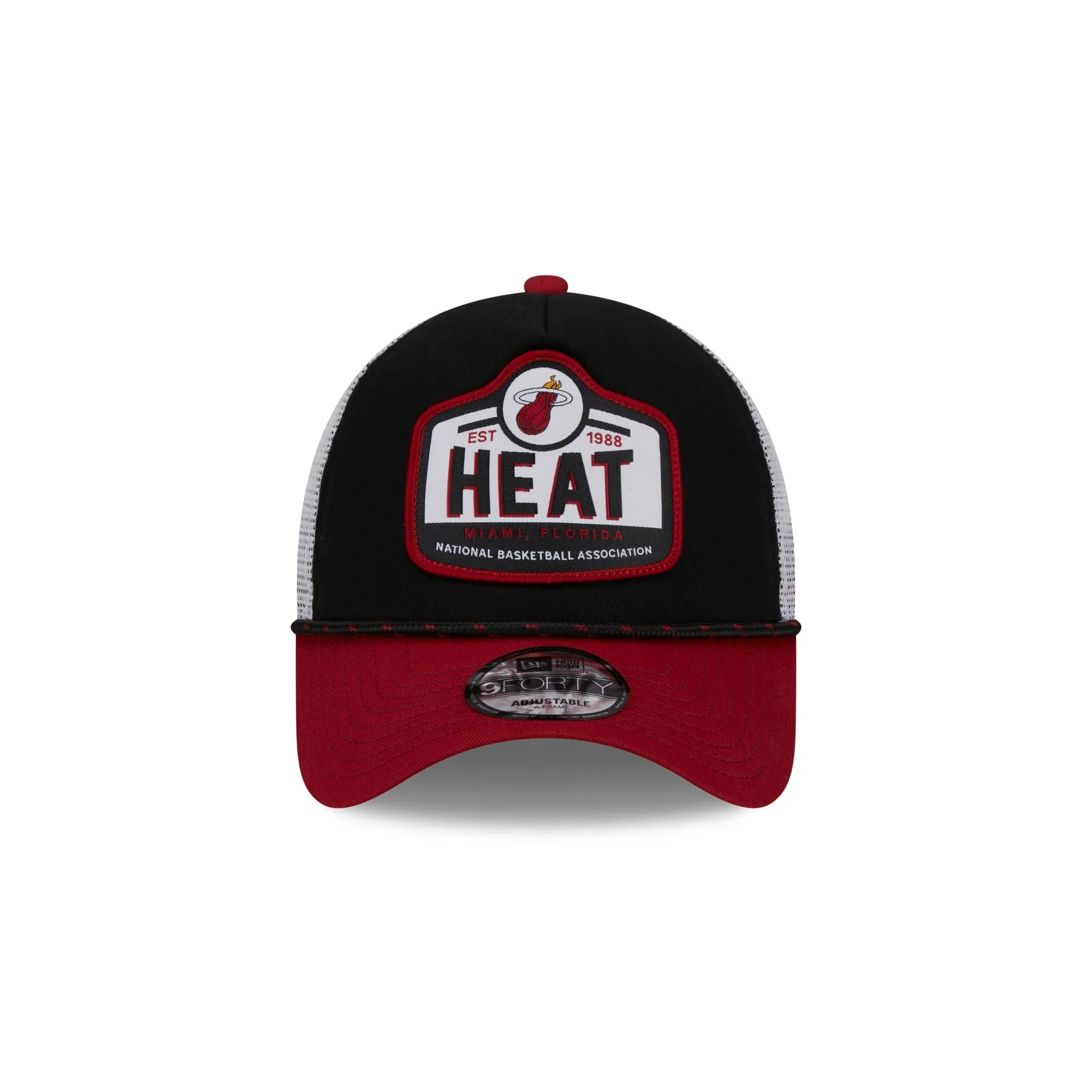 Miami Heat 2024 Rally Drive 9FORTY A-Frame Trucker Hat sold by New Era product image thumbnail 2