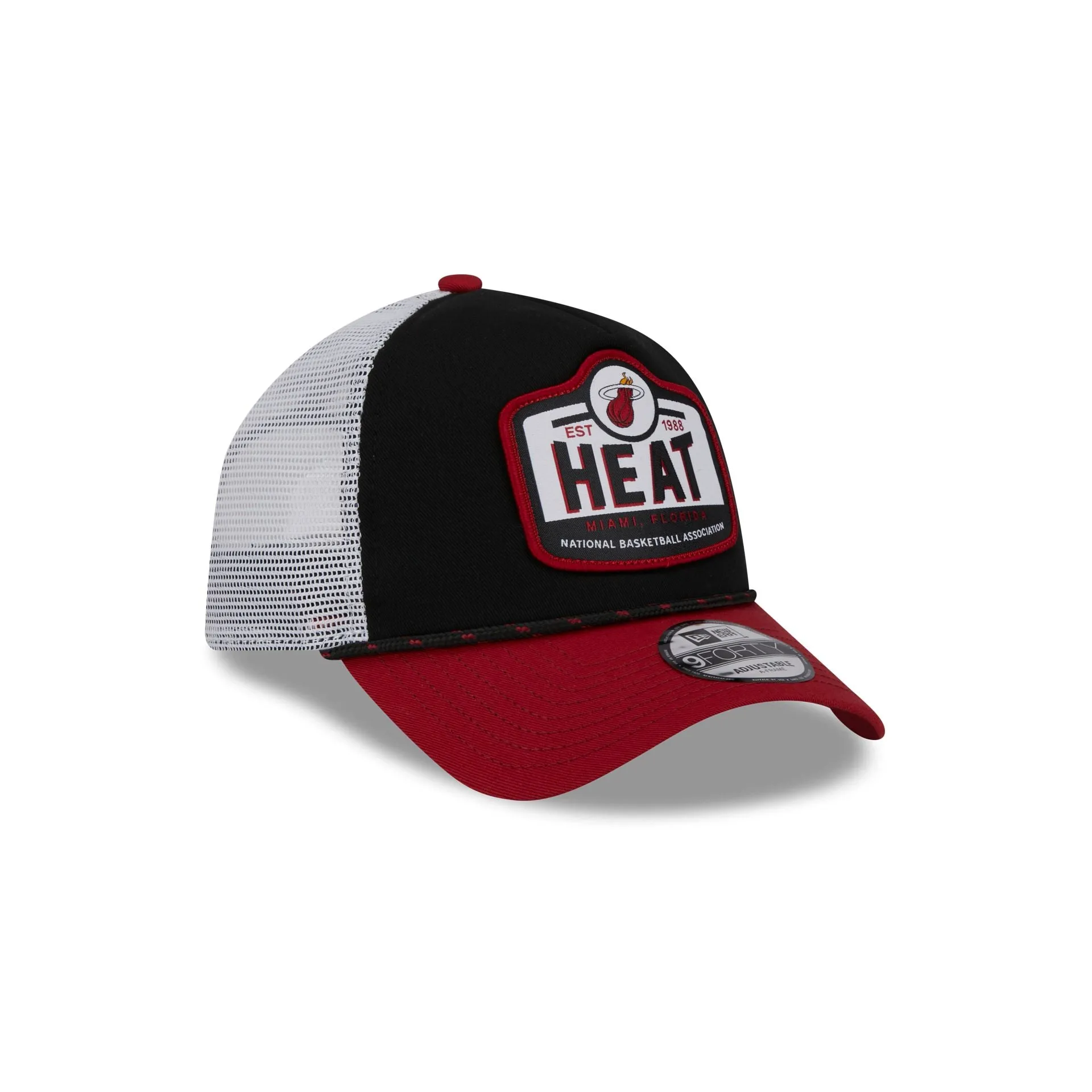 Miami Heat 2024 Rally Drive 9FORTY A-Frame Trucker Hat sold by New Era product image thumbnail 3