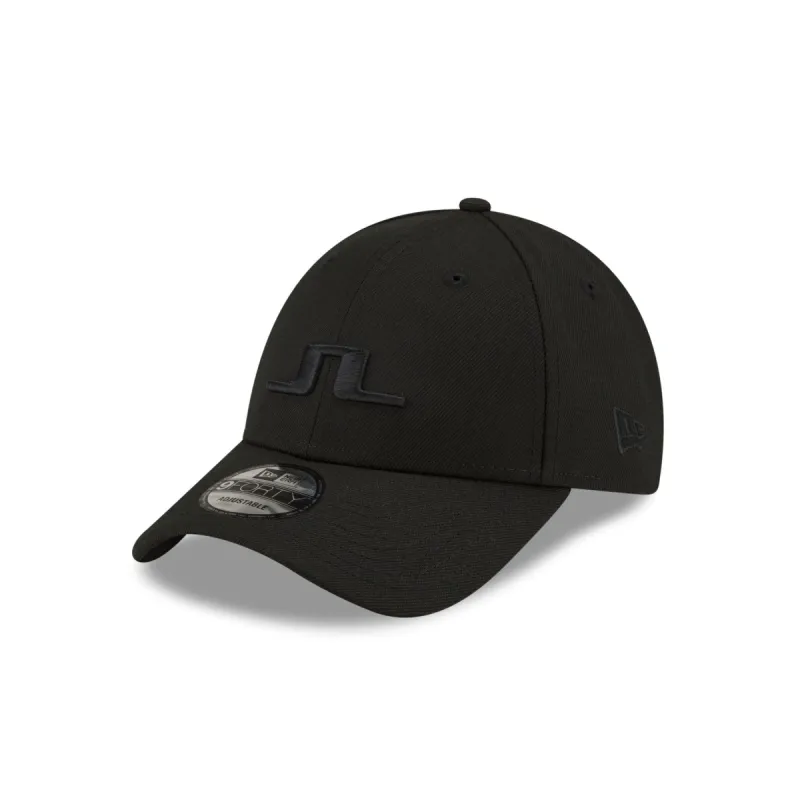 J. Lindeberg Black on Black 9FORTY Snapback Hat made by New Era