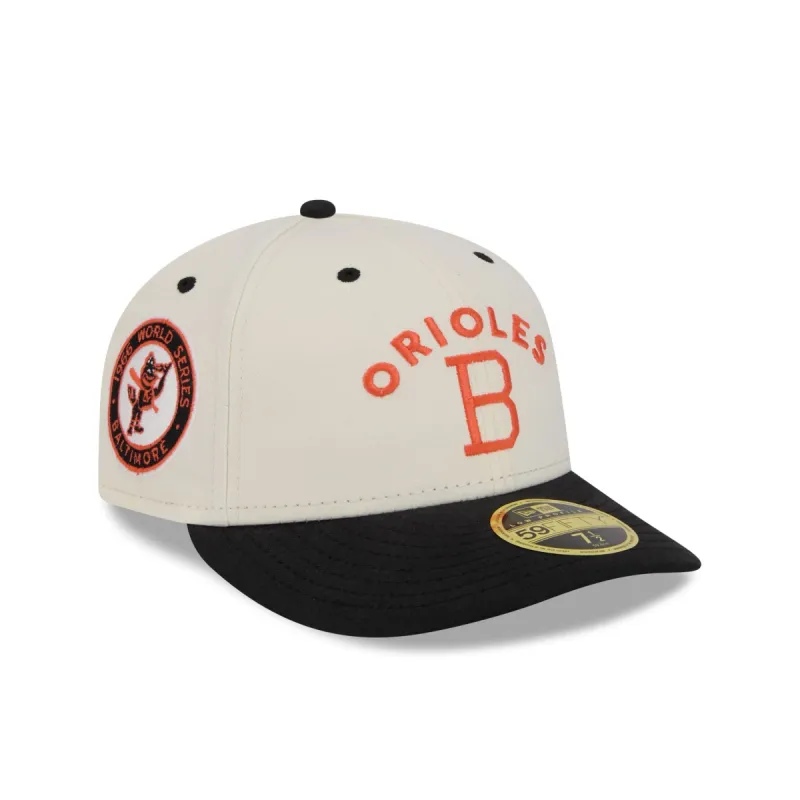 Baltimore Orioles Vintage Stack Low Profile 59FIFTY Fitted Hat sold by New Era