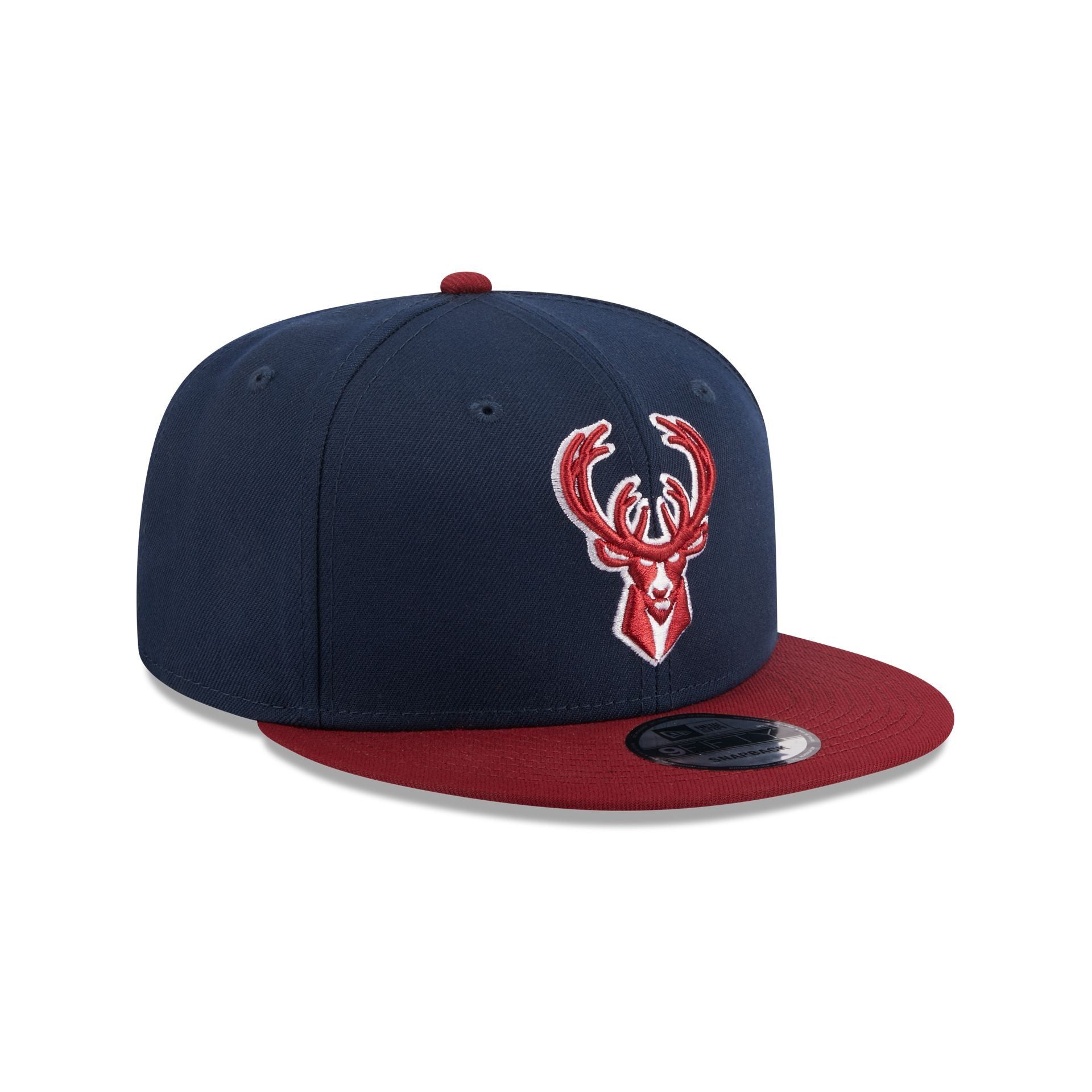 Milwaukee Bucks Color Pack Navy 9FIFTY Snapback Hat sold by New Era product image thumbnail 5