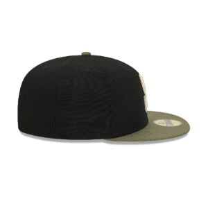 Seattle Mariners Khaki Green 59FIFTY Fitted Hat sold by New Era