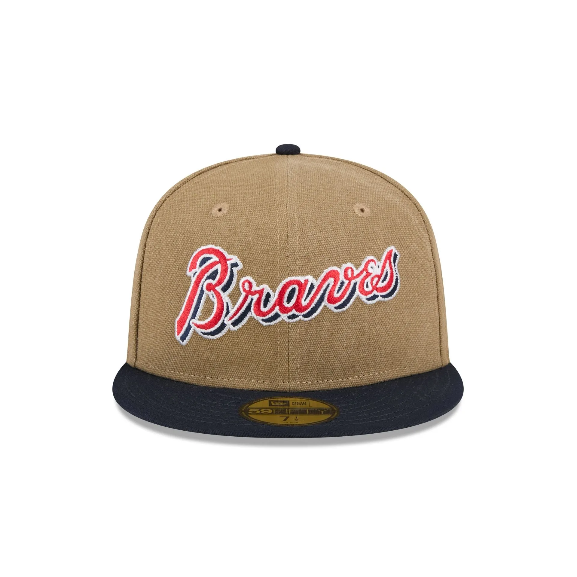 Atlanta Braves Canvas Crown 59FIFTY Fitted Hat sold by New Era product image thumbnail 2