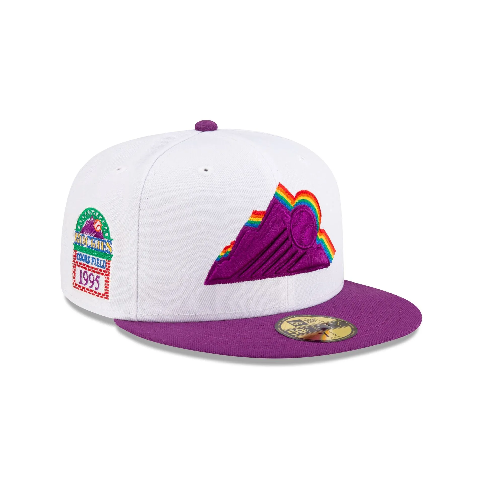 Just Caps Kaleidoscope Colorado Rockies 59FIFTY Fitted Hat sold by New Era